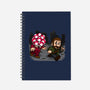 Evil Mushroom-none dot grid notebook-Raffiti