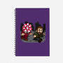 Evil Mushroom-none dot grid notebook-Raffiti