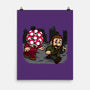 Evil Mushroom-none matte poster-Raffiti