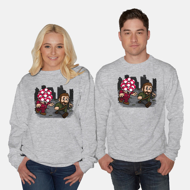 Evil Mushroom-unisex crew neck sweatshirt-Raffiti