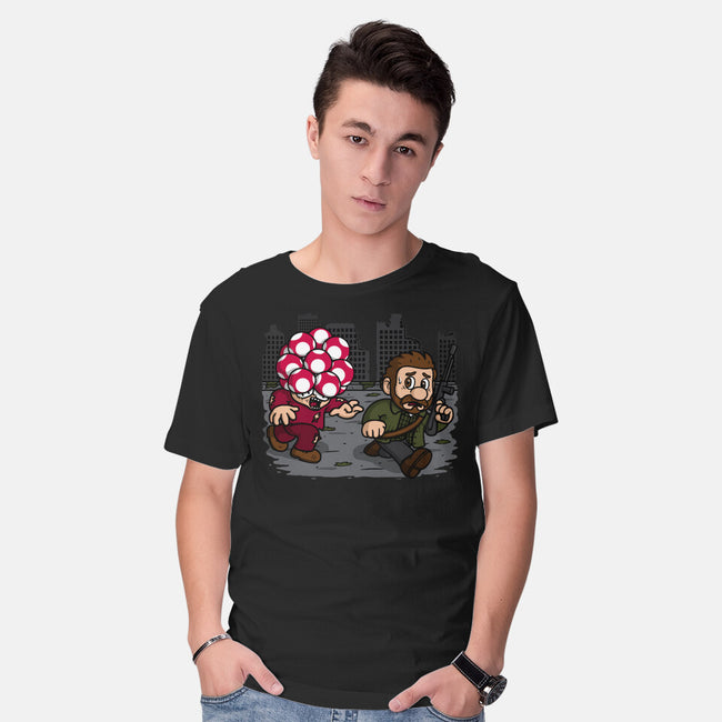 Evil Mushroom-mens basic tee-Raffiti