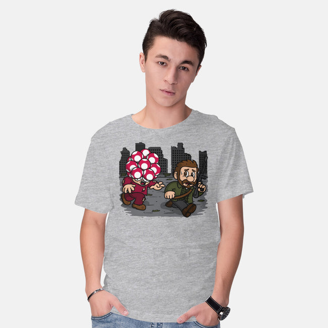 Evil Mushroom-mens basic tee-Raffiti