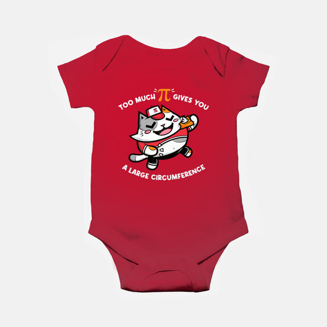 Too Much Pi-baby basic onesie-krisren28