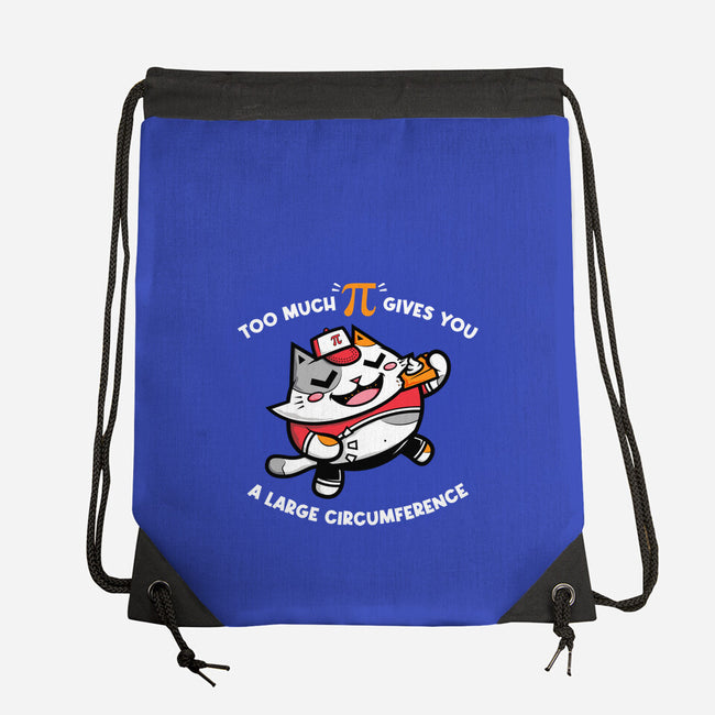 Too Much Pi-none drawstring bag-krisren28