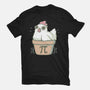 Chicken Pot Pi-womens basic tee-xMorfina