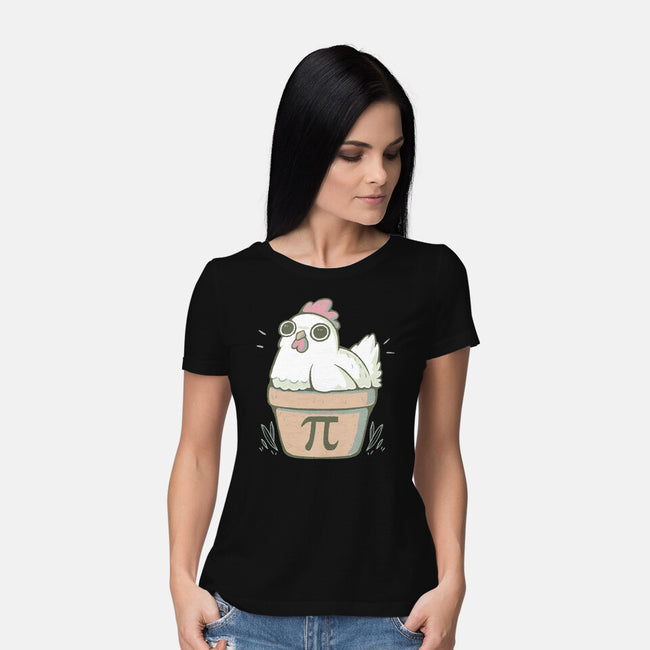 Chicken Pot Pi-womens basic tee-xMorfina