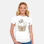 Chicken Pot Pi-womens fitted tee-xMorfina