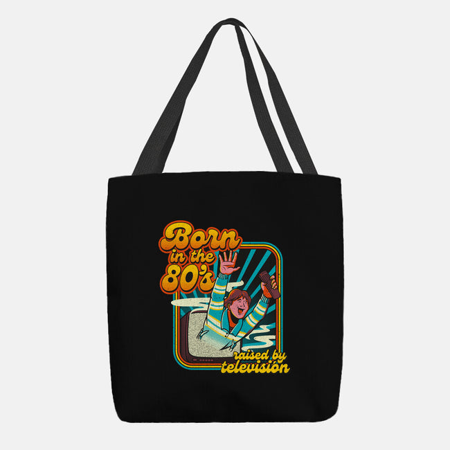 Raised By Television-none basic tote bag-tobefonseca