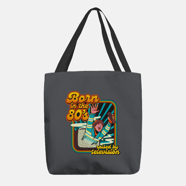 Raised By Television-none basic tote bag-tobefonseca