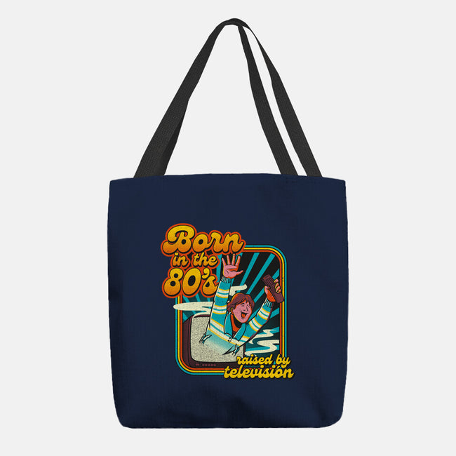Raised By Television-none basic tote bag-tobefonseca