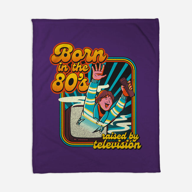 Raised By Television-none fleece blanket-tobefonseca