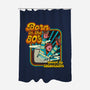 Raised By Television-none polyester shower curtain-tobefonseca