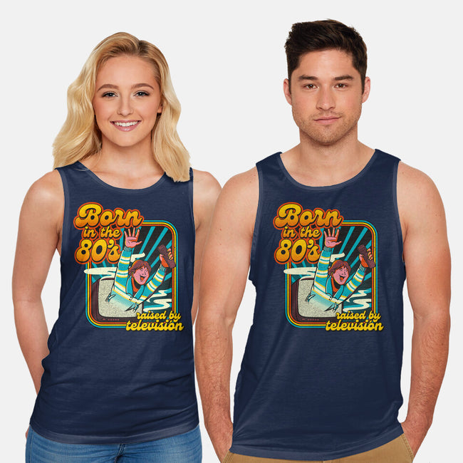 Raised By Television-unisex basic tank-tobefonseca