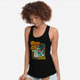 Raised By Television-womens racerback tank-tobefonseca