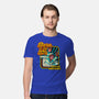 Raised By Television-mens premium tee-tobefonseca