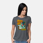Raised By Television-womens basic tee-tobefonseca