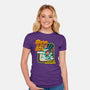 Raised By Television-womens fitted tee-tobefonseca
