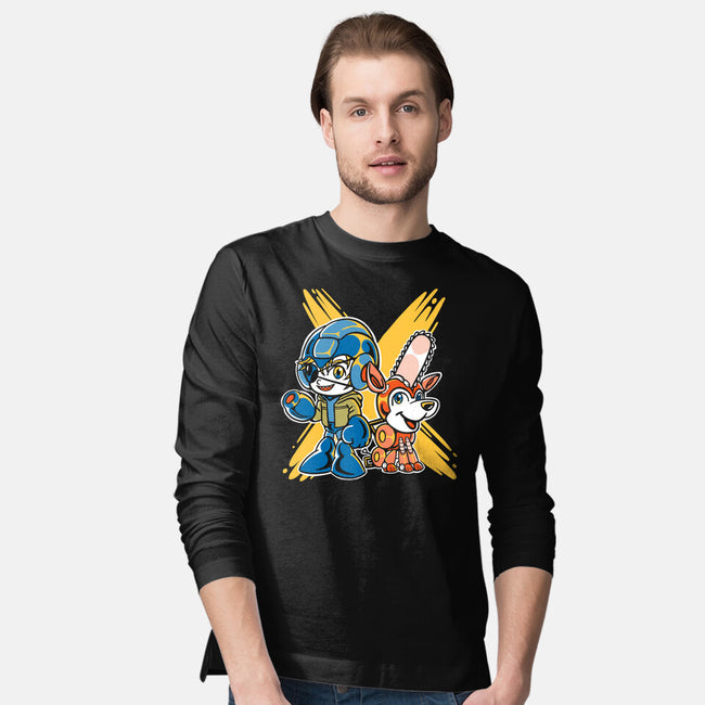 Mega Chainsaw-mens long sleeved tee-estudiofitas