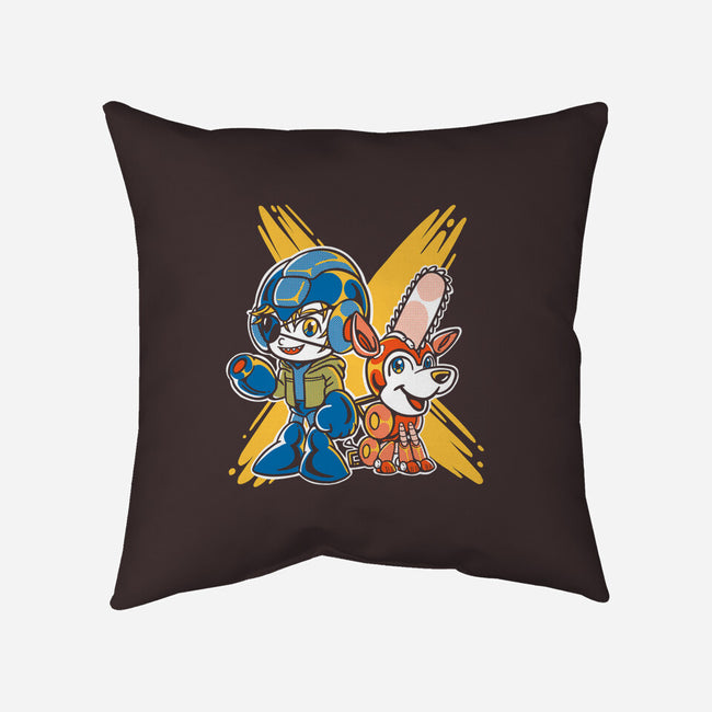 Mega Chainsaw-none removable cover w insert throw pillow-estudiofitas