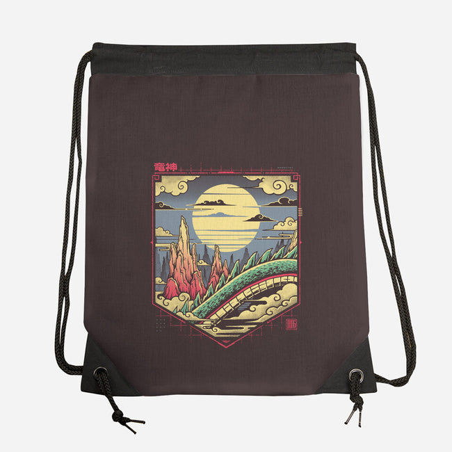 Dragon Kingdom-none drawstring bag-StudioM6