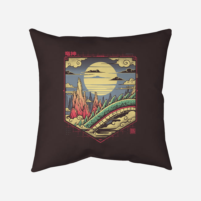 Dragon Kingdom-none removable cover w insert throw pillow-StudioM6