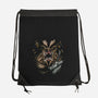 Hunter Of The Universe-none drawstring bag-Diego Oliver