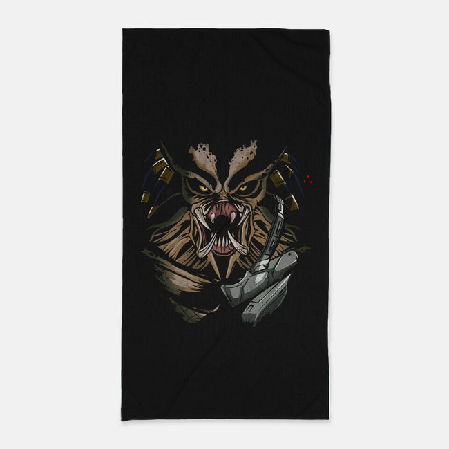 Hunter Of The Universe-none beach towel-Diego Oliver