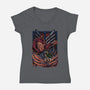 Levi's Brutality-womens v-neck tee-alanside