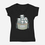 Adopt A Panda-womens v-neck tee-xMorfina