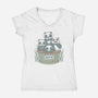 Adopt A Panda-womens v-neck tee-xMorfina