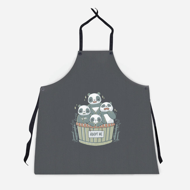 Adopt A Panda-unisex kitchen apron-xMorfina