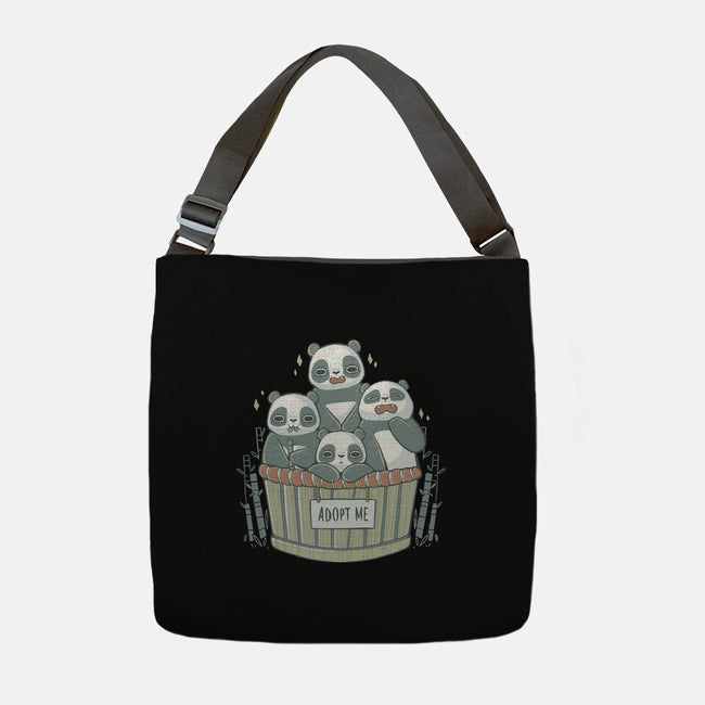 Adopt A Panda-none adjustable tote bag-xMorfina
