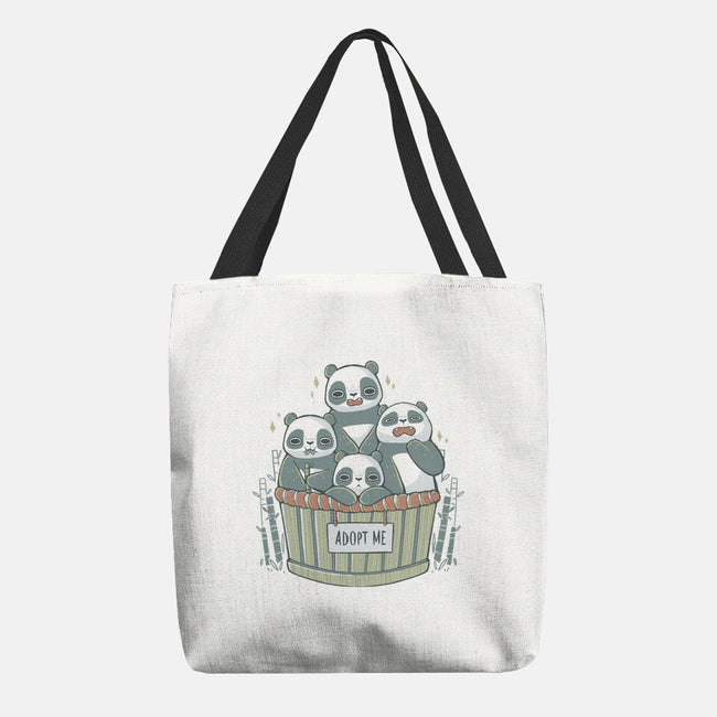 Adopt A Panda-none basic tote bag-xMorfina