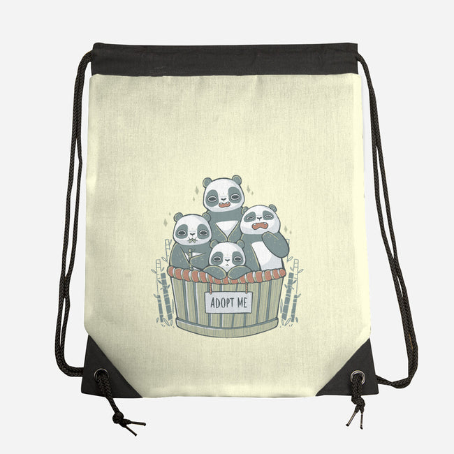 Adopt A Panda-none drawstring bag-xMorfina