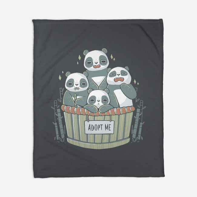Adopt A Panda-none fleece blanket-xMorfina