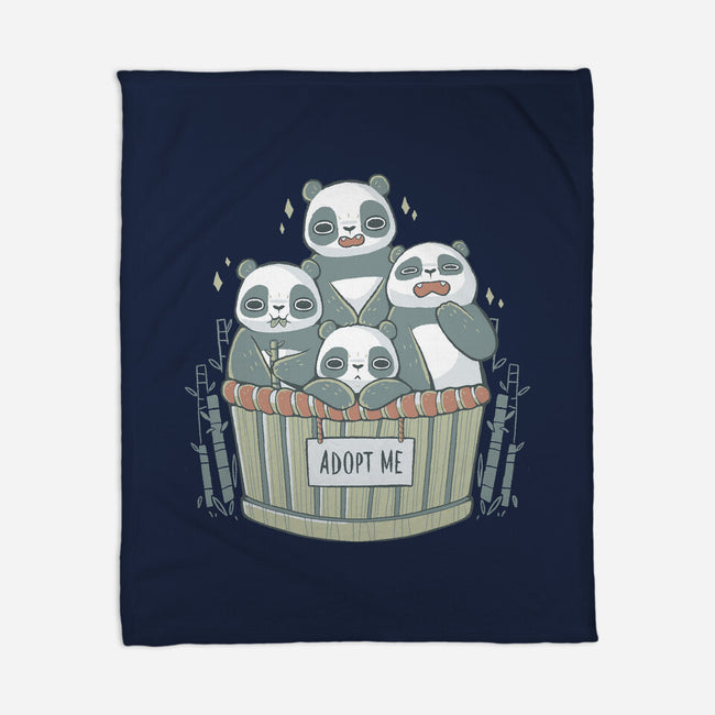 Adopt A Panda-none fleece blanket-xMorfina