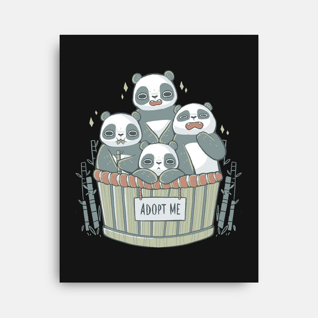 Adopt A Panda-none stretched canvas-xMorfina