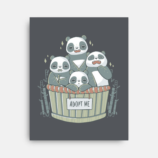 Adopt A Panda-none stretched canvas-xMorfina