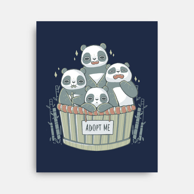 Adopt A Panda-none stretched canvas-xMorfina