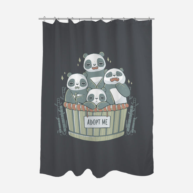 Adopt A Panda-none polyester shower curtain-xMorfina