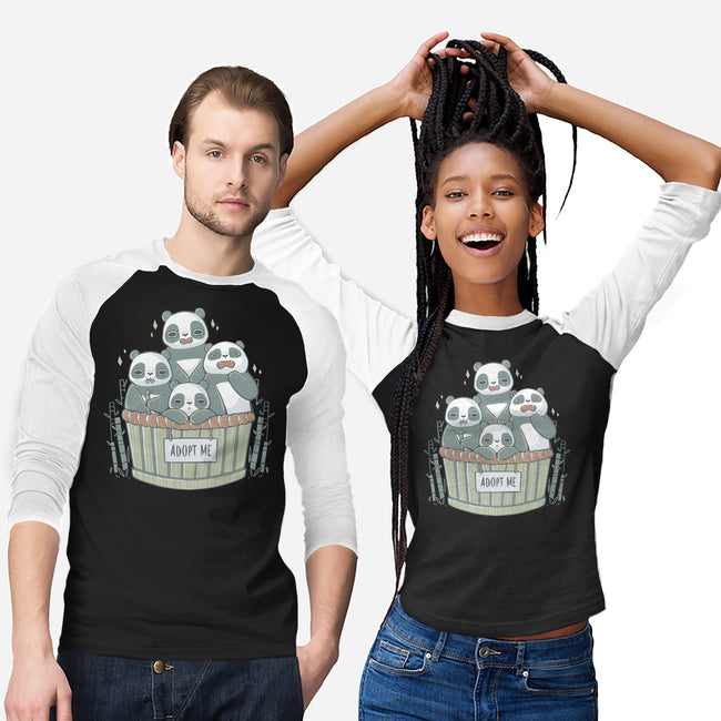 Adopt A Panda-unisex baseball tee-xMorfina