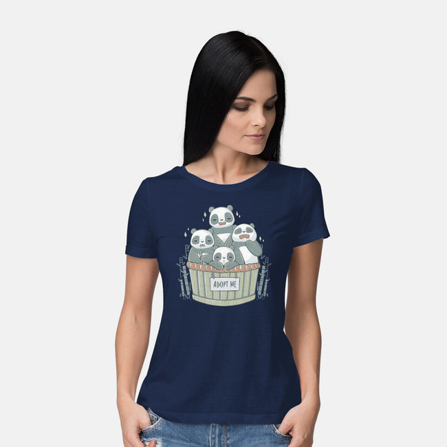 Adopt A Panda-womens basic tee-xMorfina