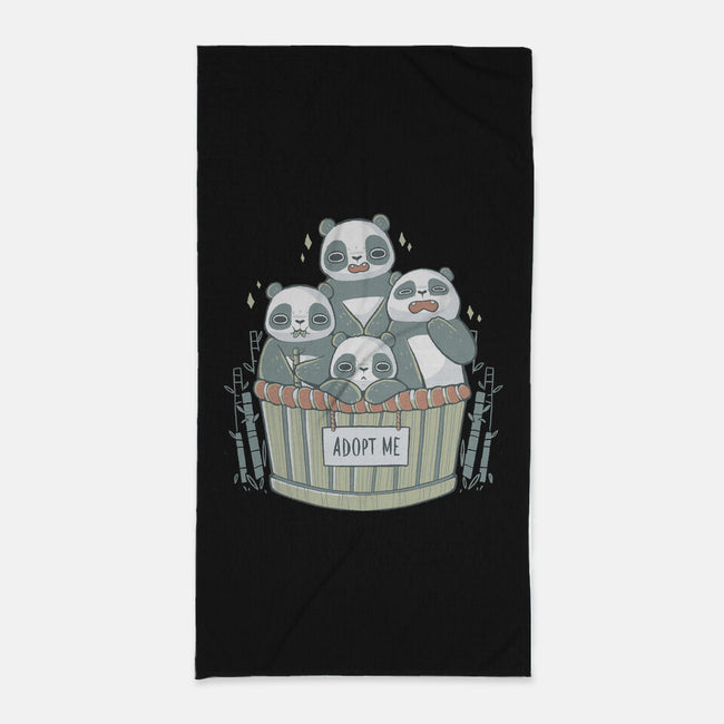 Adopt A Panda-none beach towel-xMorfina