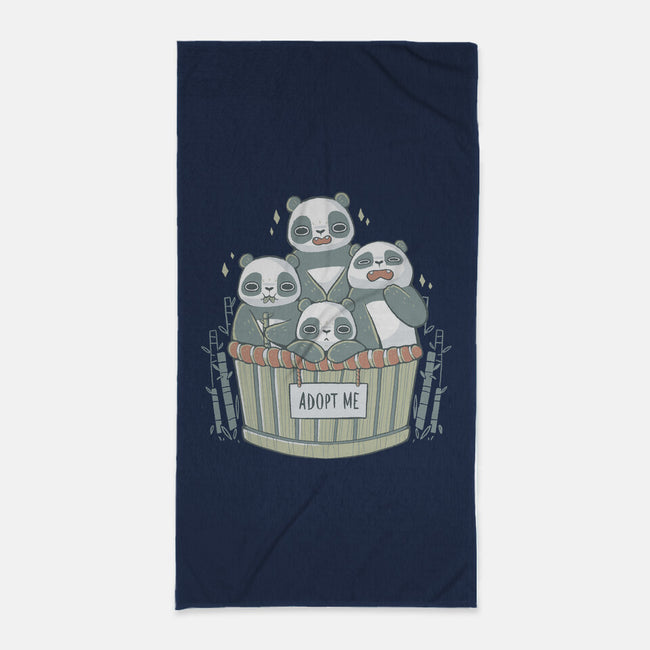 Adopt A Panda-none beach towel-xMorfina