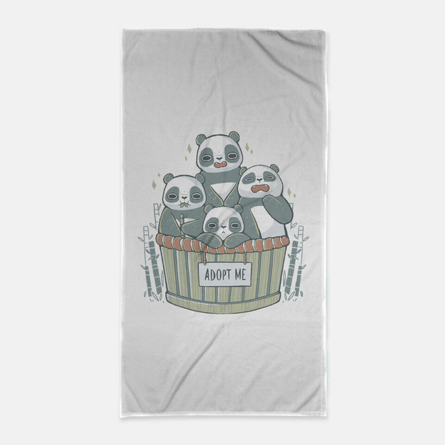 Adopt A Panda-none beach towel-xMorfina