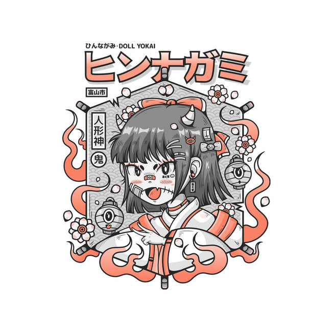 Evil Doll Yokai-none removable cover w insert throw pillow-Bear Noise