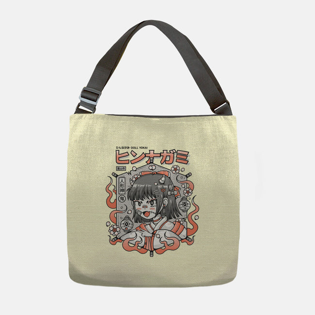 Evil Doll Yokai-none adjustable tote bag-Bear Noise