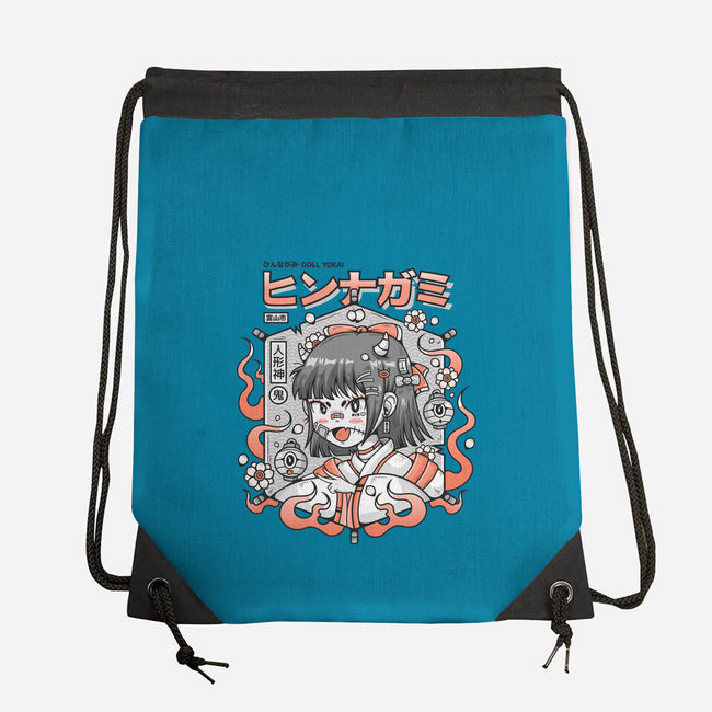 Evil Doll Yokai-none drawstring bag-Bear Noise