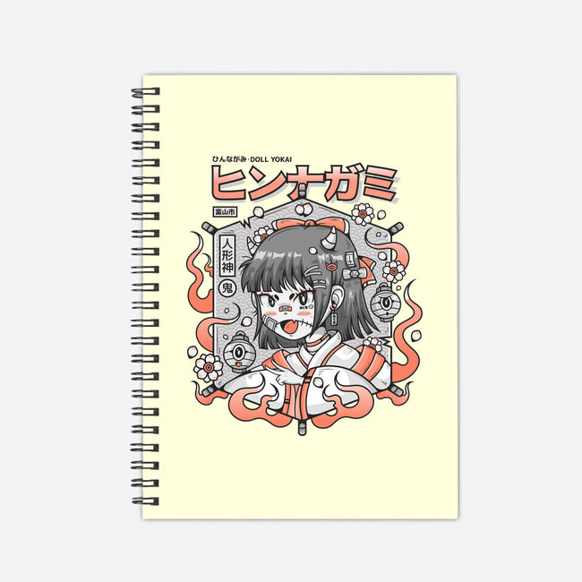 Evil Doll Yokai-none dot grid notebook-Bear Noise