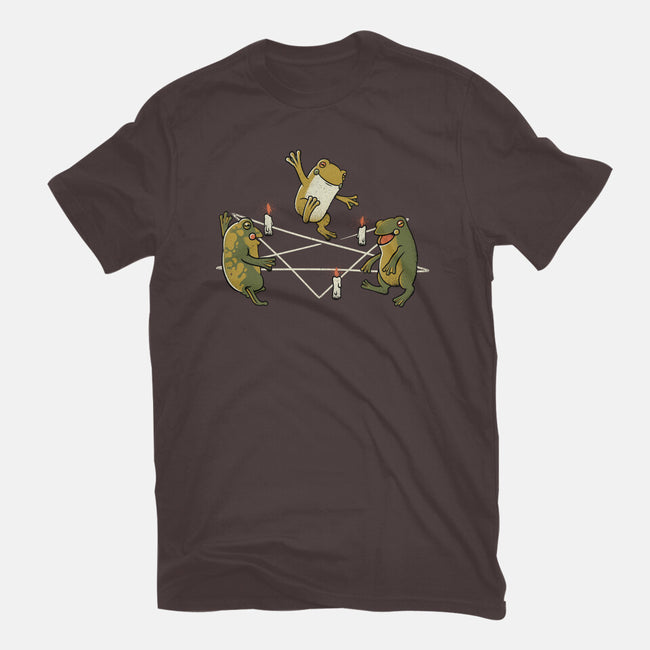 Dancing Frog-womens basic tee-tobefonseca